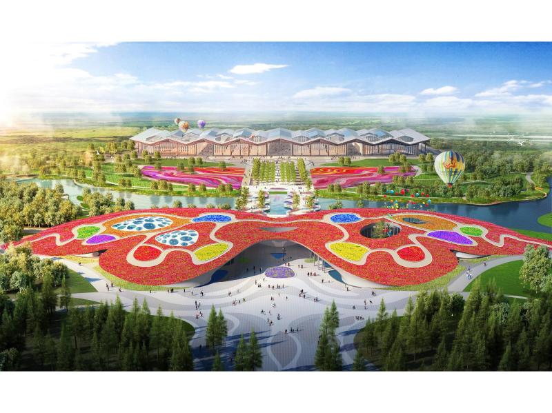 花海映崇明，盛事待君臨——倒計時307天，第十屆中國花博會即將綻放生態(tài)園