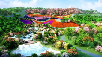 黃岡夢想花海生態園 四月繁花盛景，驚艷亮相迎客來